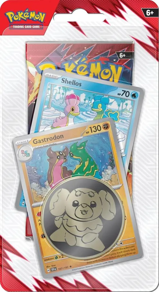 Destined Rivals Premium Checklane Blister [Gastrodon] — SV10: Destined Rivals — Pokemon