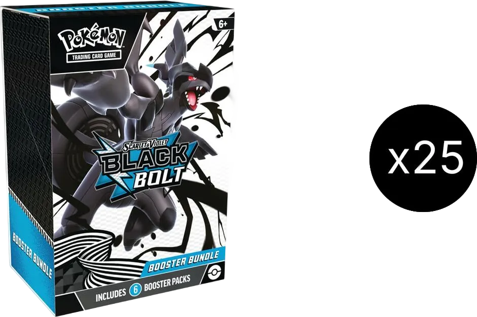 Black Bolt Booster Bundle Case — SV: Black Bolt — Pokemon