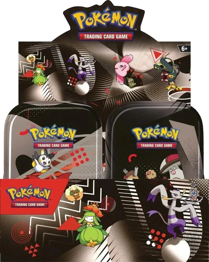 Unova Mini Tin Display — SV: Black Bolt — Pokemon
