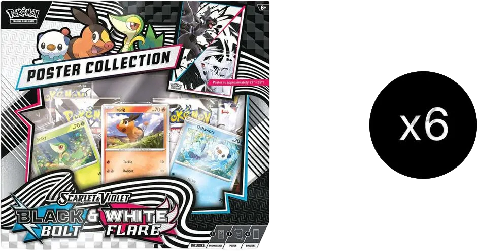 Unova Poster Collection Case — SV: Black Bolt — Pokemon