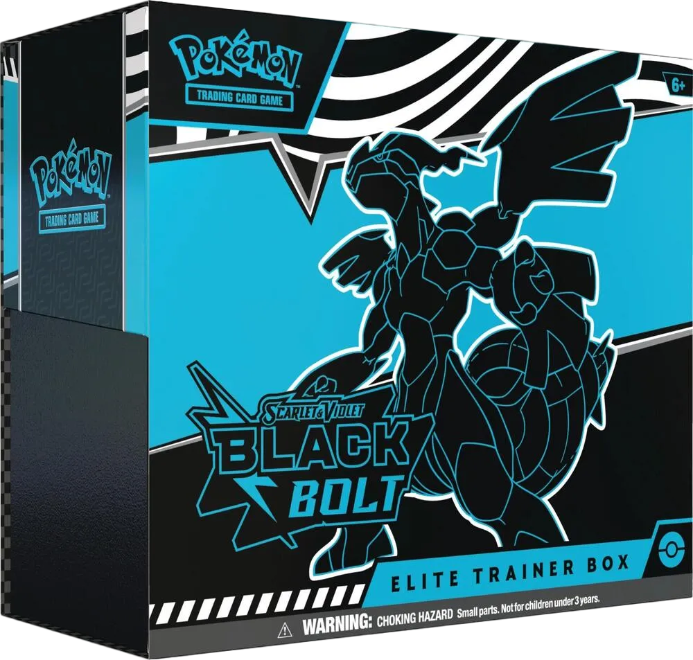Black Bolt Elite Trainer Box — SV: Black Bolt — Pokemon
