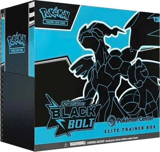 Black Bolt Pokemon Center Elite Trainer Box (Exclusive) — SV: Black Bolt — Pokémon
