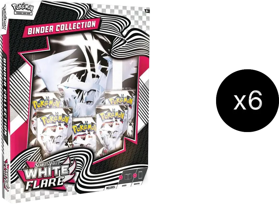 White Flare Binder Collection Case — SV: White Flare — Pokemon