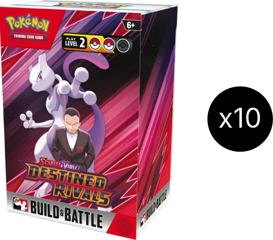 Destined Rivals Build & Battle Box Display from SV10: Destined Rivals - Pokemon