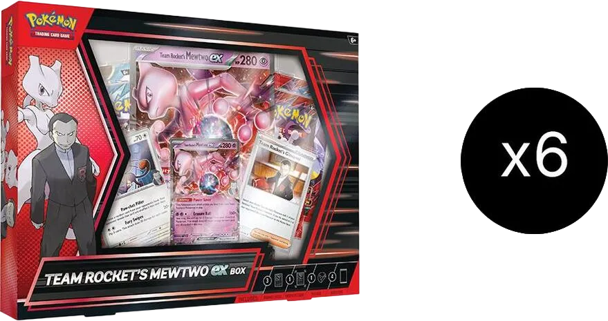 Case de Coffrets Mewtwo-ex de la Team Rocket — Miscellaneous Cards & Products — Pokemon