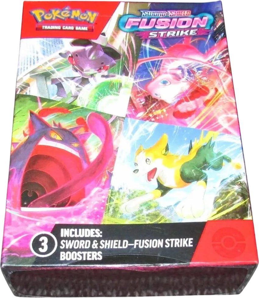 Fusion Strike 3 Pack Hanger Box — SWSH08: Fusion Strike — Pokemon