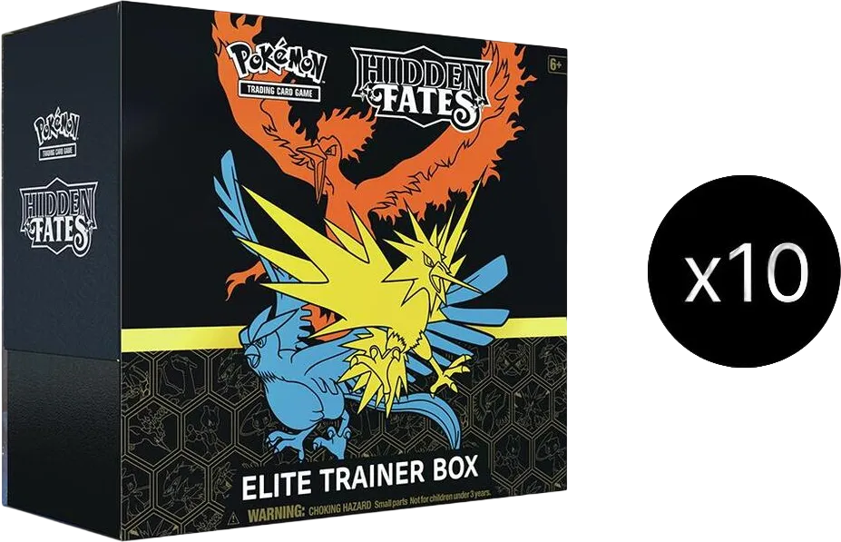 Hidden Fates Elite Trainer Box Case — Hidden Fates — Pokemon