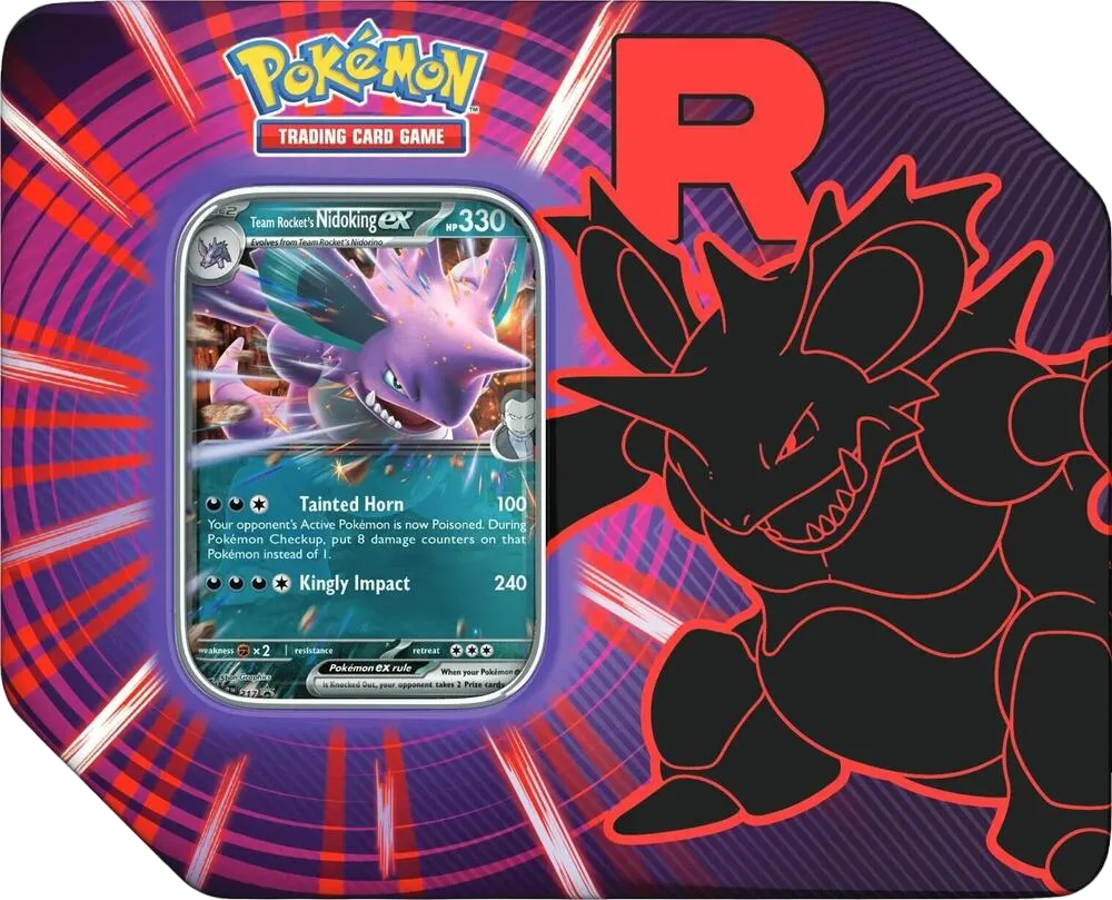 Pokébox Team Rocket : Nidoking-ex de la Team Rocket — Miscellaneous Cards & Products — Pokemon