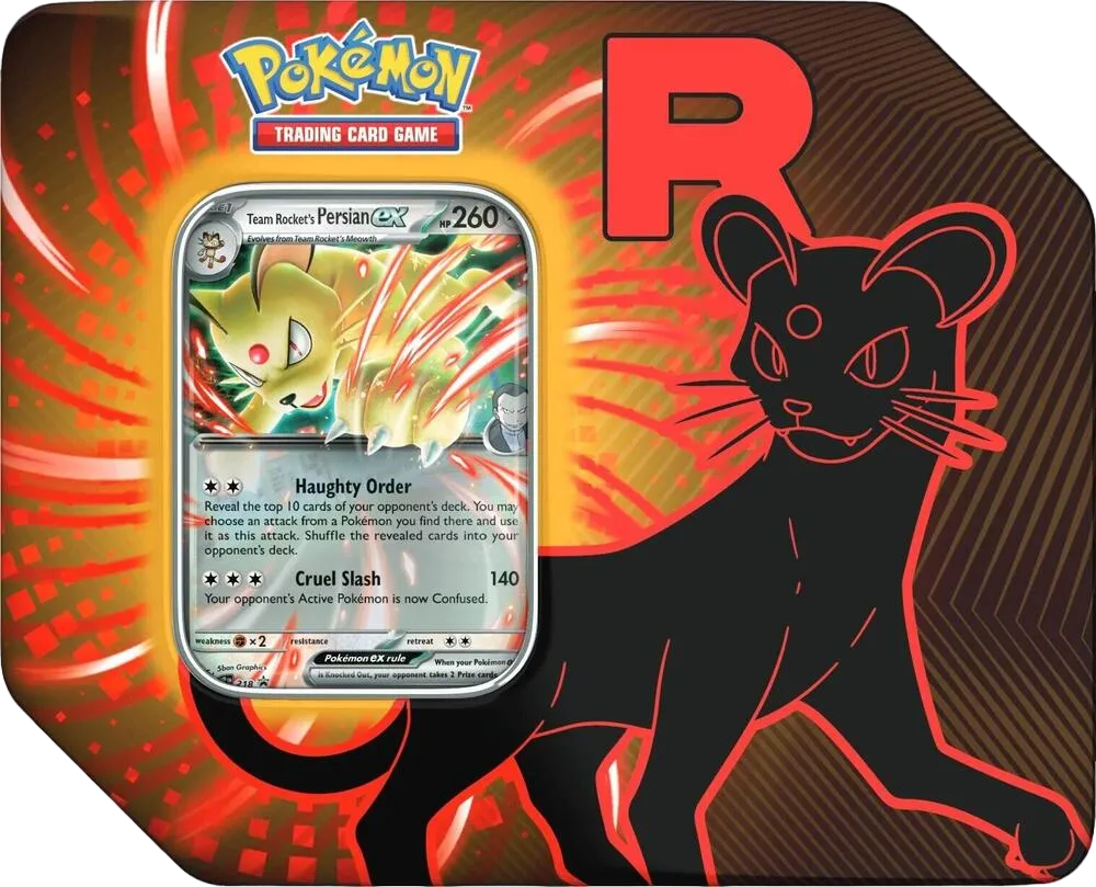 Pokébox Team Rocket : Persian-ex de la Team Rocket — Miscellaneous Cards & Products — Pokemon
