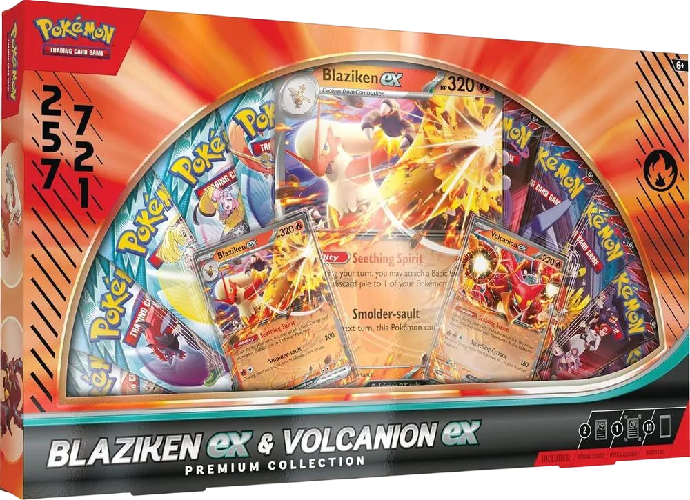 Collection Premium Braségali-ex et Volcanion-ex — Miscellaneous Cards & Products — Pokemon