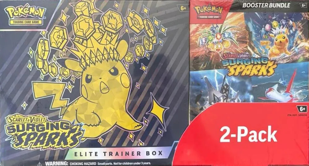 Lot Costco Étincelles Déferlantes : 2 ETB + Bundle — Miscellaneous Cards & Products — Pokemon