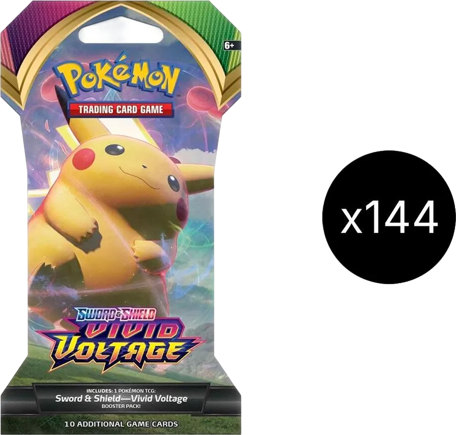 Vivid Voltage Sleeved Booster Case — SWSH04: Vivid Voltage — Pokemon