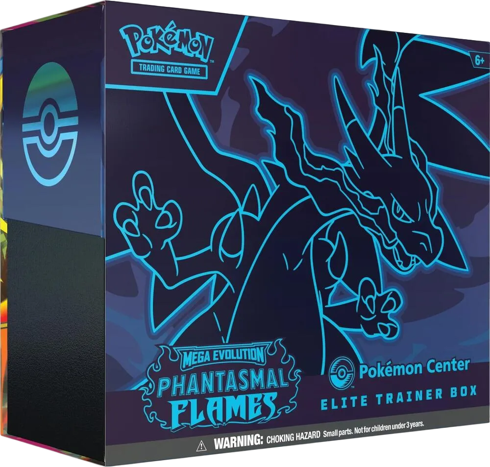 Phantasmal Flames Pokemon Center Elite Trainer Box (Exclusive) — ME02: Phantasmal Flames — Pokémon