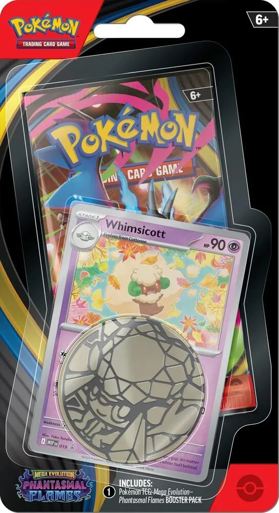 Phantasmal Flames Single Pack Blister [Whimsicott] — ME02: Phantasmal Flames — Pokemon