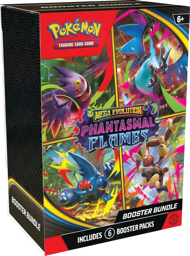 Phantasmal Flames Booster Bundle — ME02: Phantasmal Flames — Pokemon