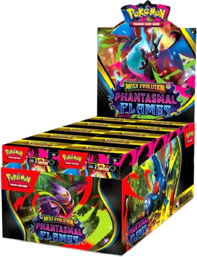 Phantasmal Flames Build & Battle Box Display — ME02: Phantasmal Flames — Pokemon