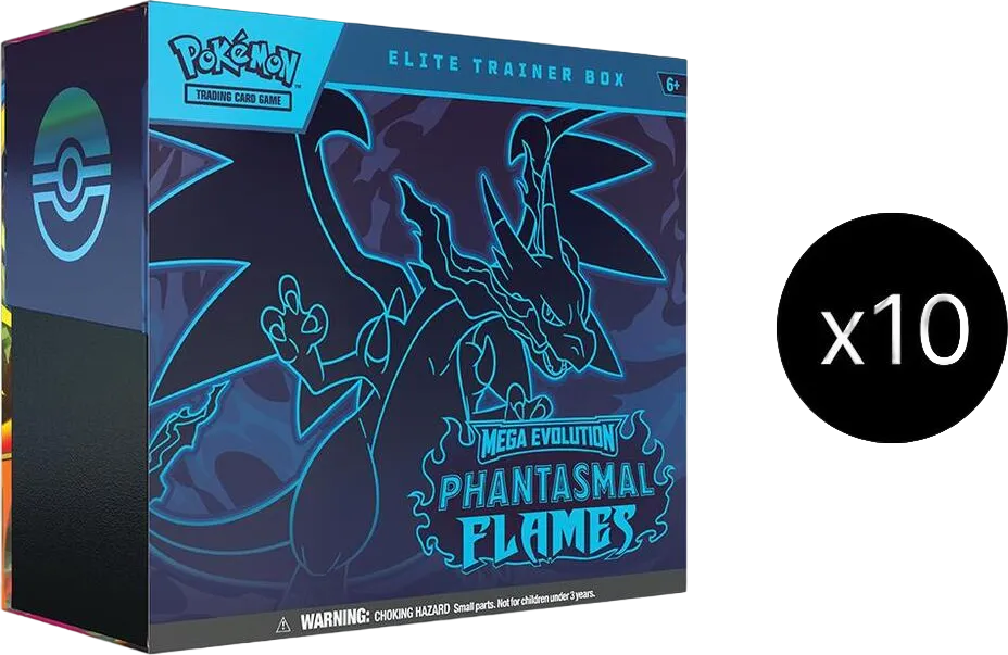 Phantasmal Flames Elite Trainer Box Case — ME02: Phantasmal Flames — Pokemon