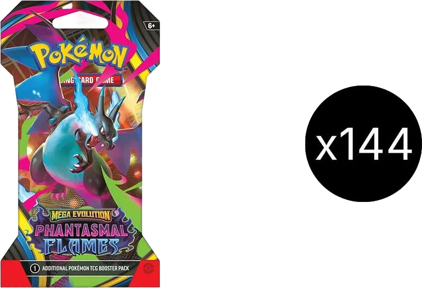 Phantasmal Flames Sleeved Booster Case — ME02: Phantasmal Flames — Pokemon