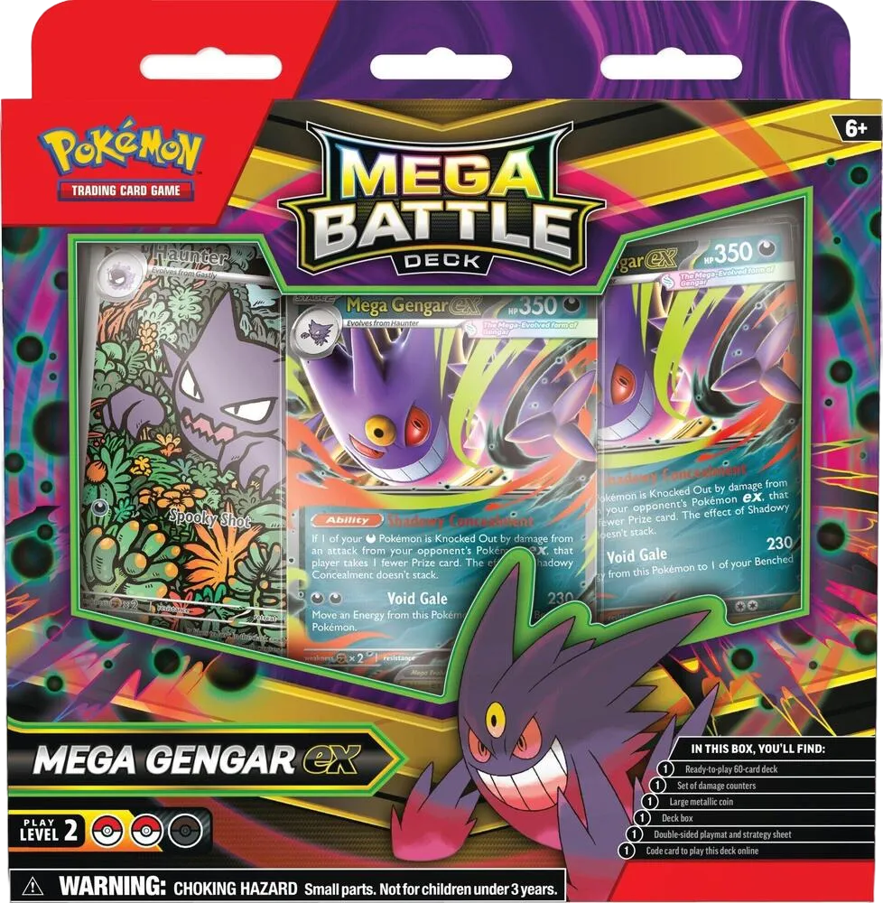 Mega Battle Deck (Mega Gengar ex) — Miscellaneous Cards & Products — Pokémon