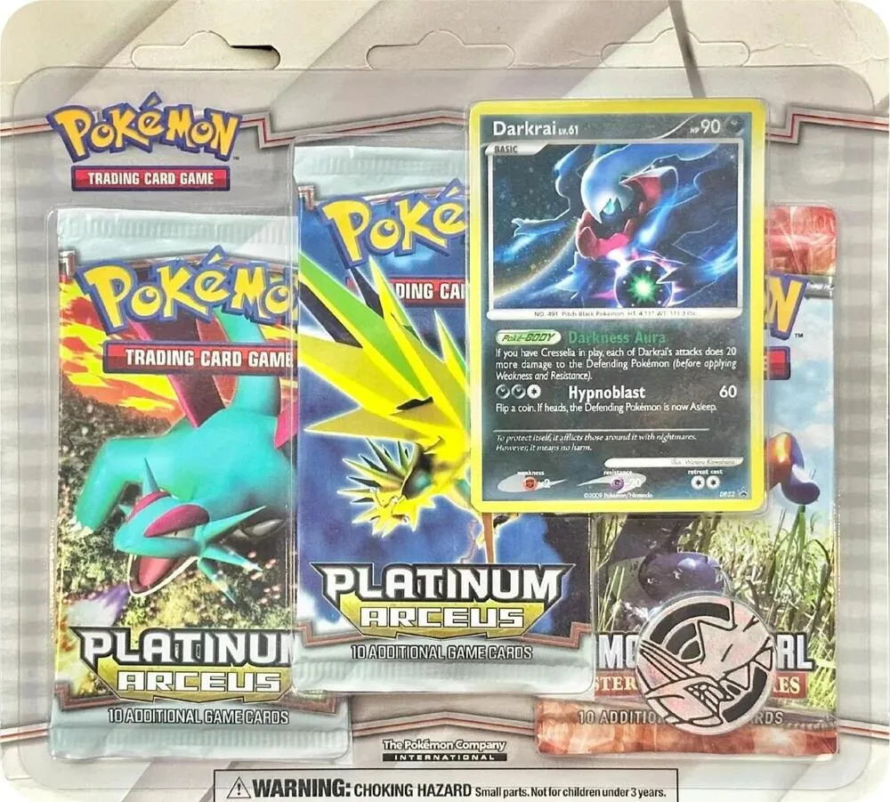Arceus 3 Pack Blister [Darkrai] — Arceus — Pokemon