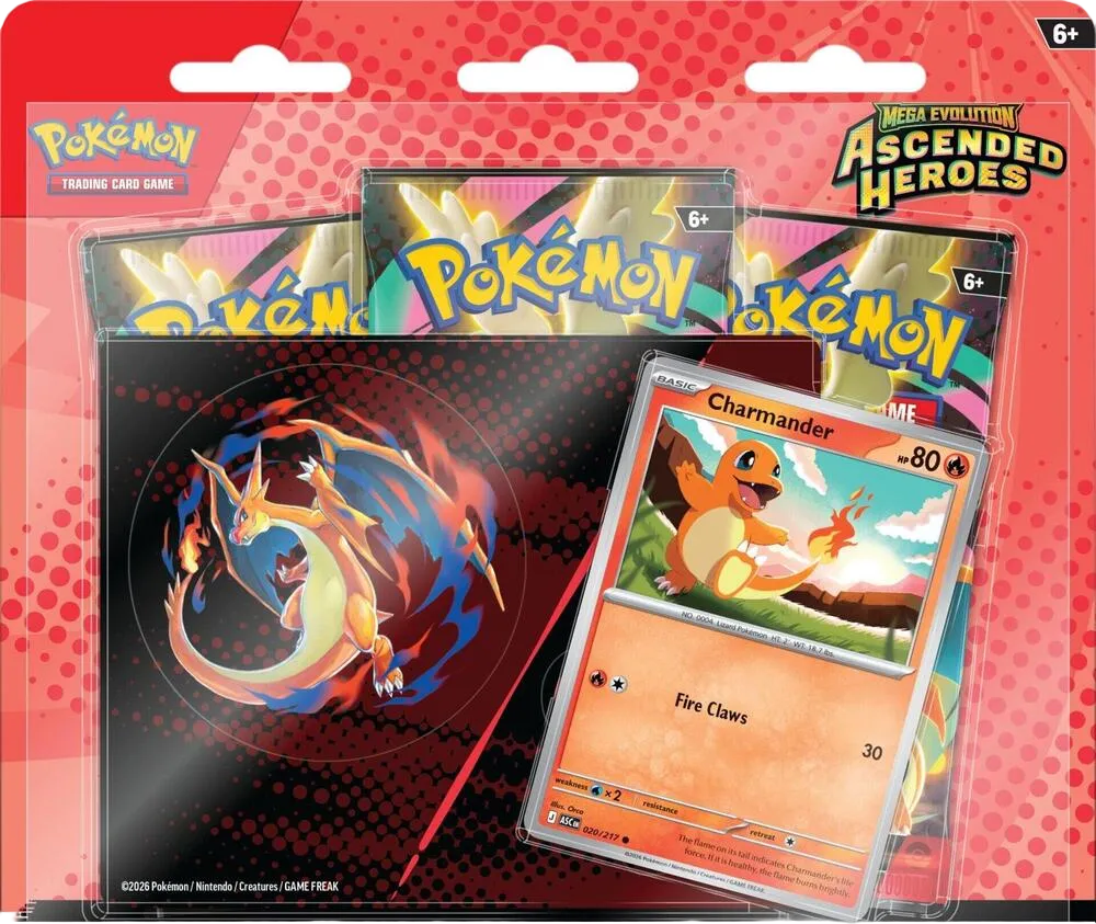 Mega Evolution: Ascended Heroes Tech Sticker Collection - Charmander — ME: Ascended Heroes — Pokémon