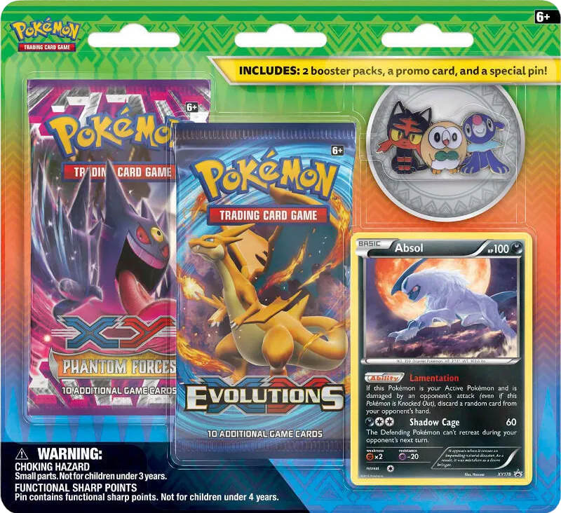 Blister Pin Trio d'Alola — Miscellaneous Cards & Products — Pokemon