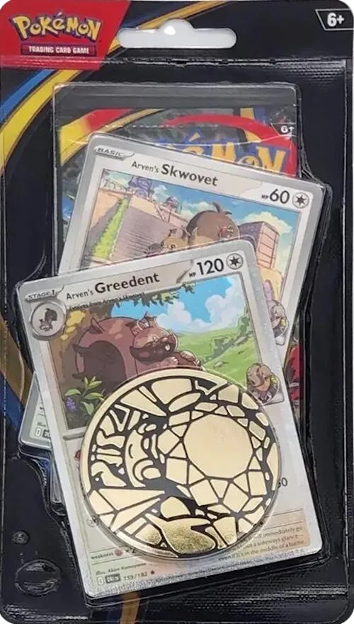 Phantasmal Flames Premium Checklane Blister [Arven's Greedent] — ME02: Phantasmal Flames — Pokemon