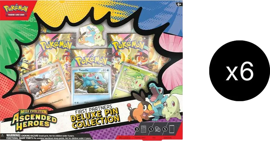 Ascended Heroes First Partners Deluxe Pin Collection Case — ME: Ascended Heroes — Pokemon
