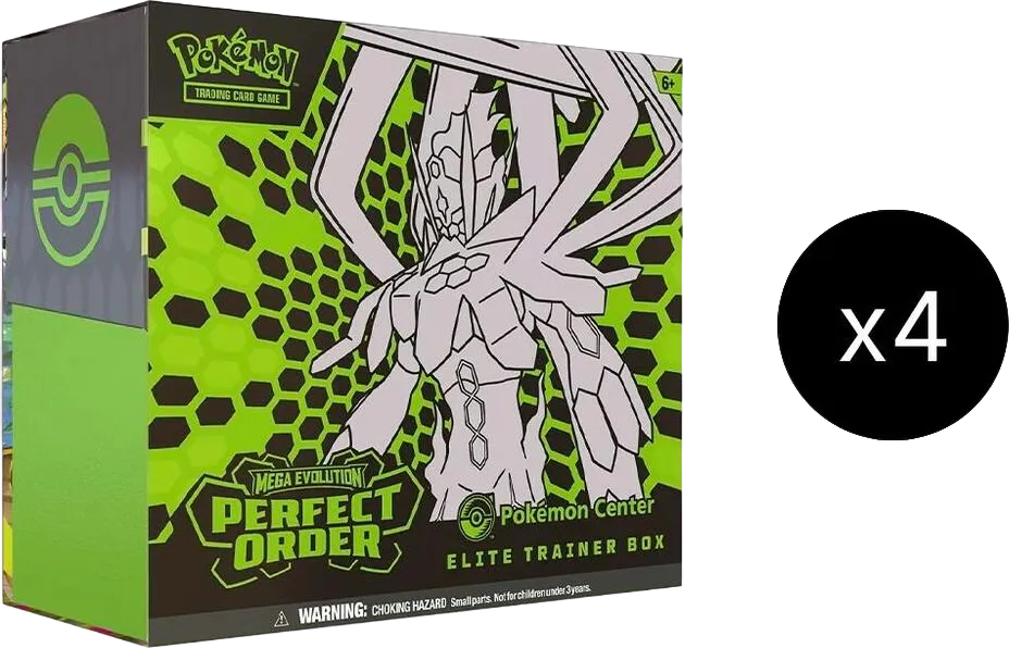 Perfect Order Pokemon Center Elite Trainer Box Case — ME03: Perfect Order — Pokemon