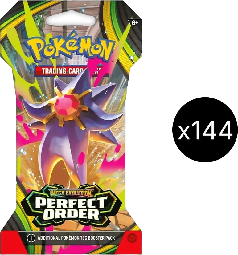 Perfect Order Sleeved Booster Case — ME03: Perfect Order — Pokemon
