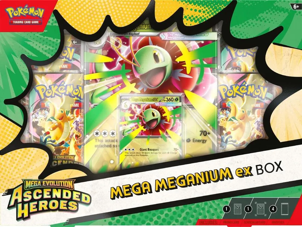 Ascended Heroes Mega Meganium ex Box — ME: Ascended Heroes — Pokémon