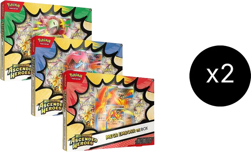 Ascended Heroes Mega ex Boxes Case — ME: Ascended Heroes — Pokemon