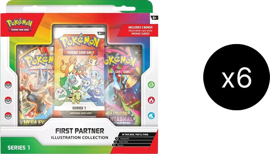 Case d'Illustration Collection Premiers Partenaires Série 1 — First Partner Collection 2026 — Pokemon