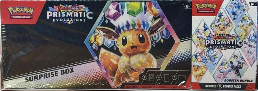 Prismatic Evolutions Booster Bundle + Surprise Box Bundle (Sam's Club) — SV: Prismatic Evolutions — Pokémon