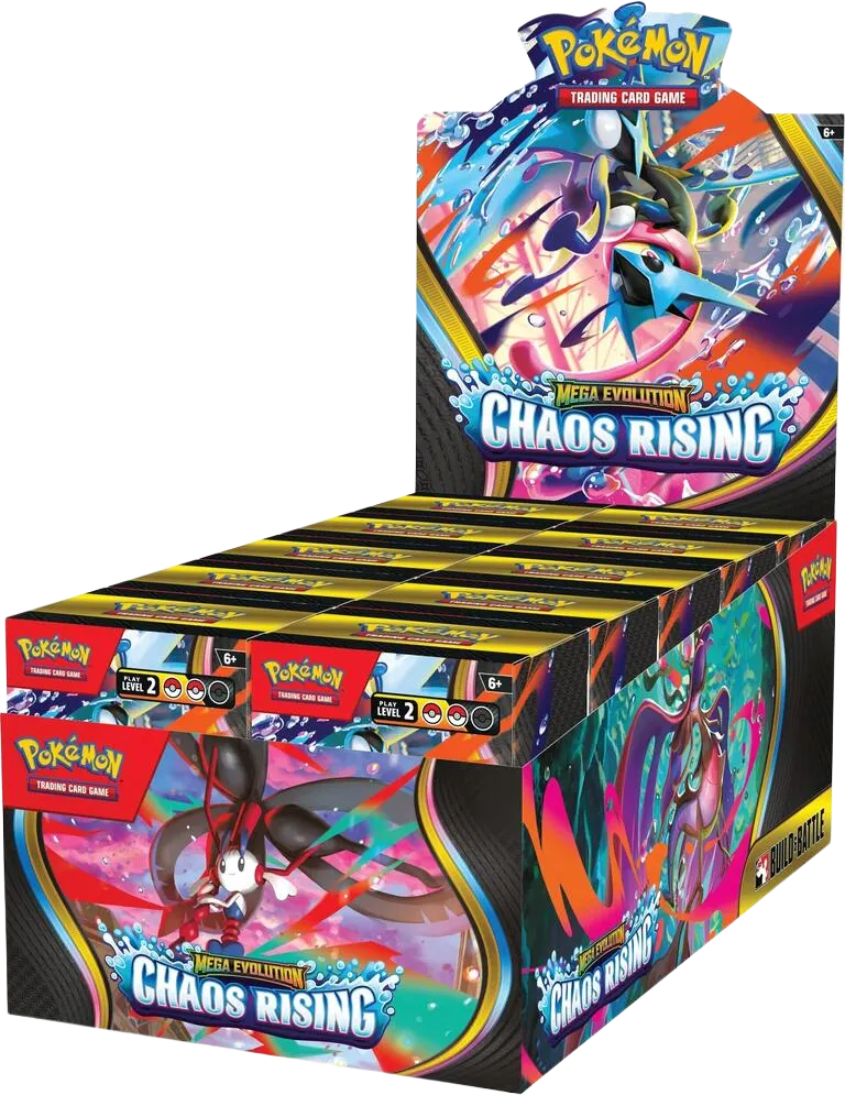Display de Boîtiers Stratégies et Combats Chaos Ascendant — ME04: Chaos Rising — Pokemon