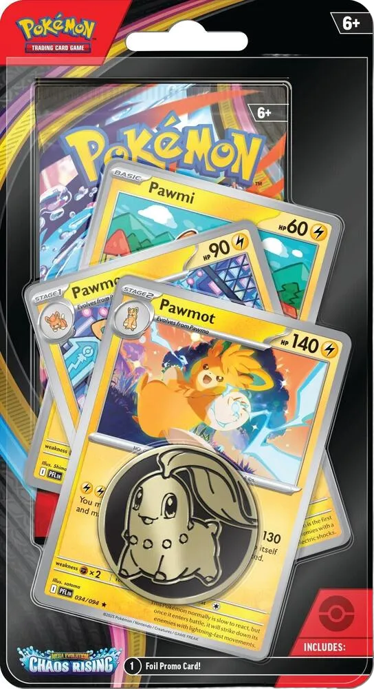 Premium Checklane Blister Chaos Ascendant : lignée Pohmarmotte — ME04: Chaos Rising — Pokemon