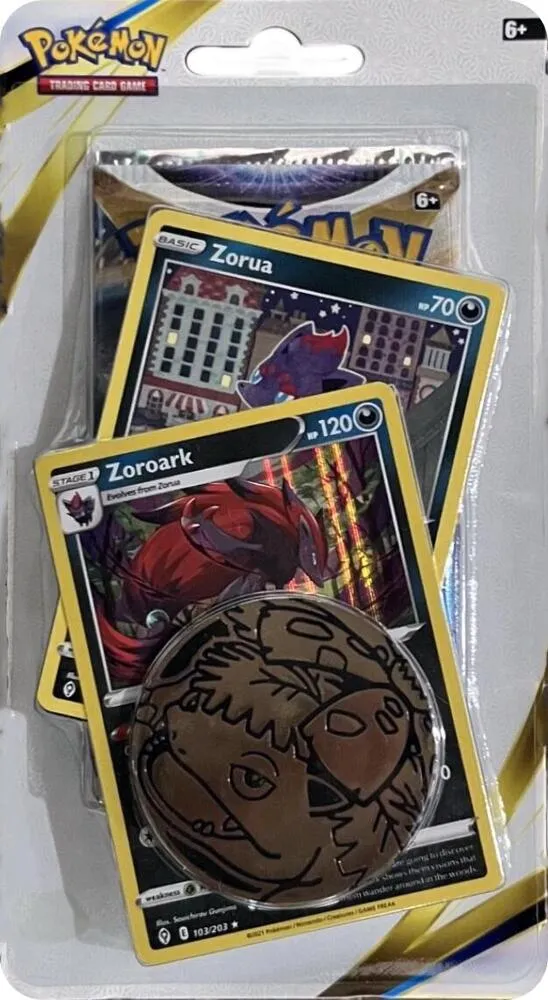 Brilliant Stars Premium Checklane Blister [Zoroark] — SWSH09: Brilliant Stars — Pokemon