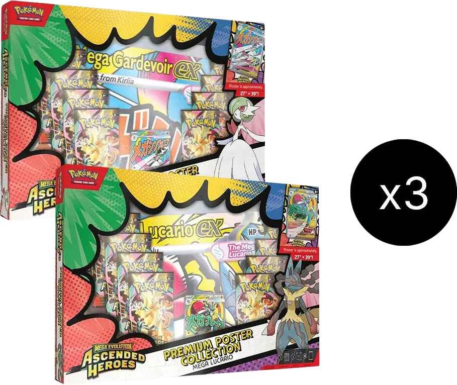 Premium Poster Collection Case — ME: Ascended Heroes — Pokemon