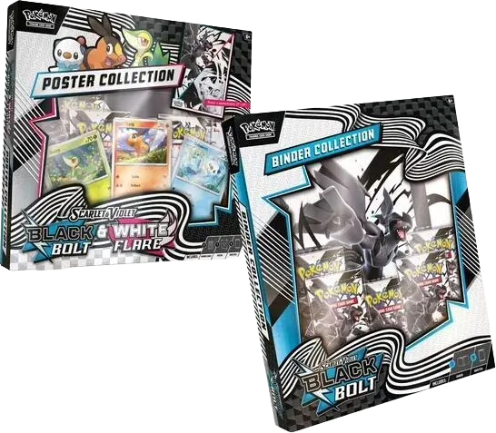 Black Bolt Binder & Unova Poster Collection (Sam's Club) — SV: Black Bolt — Pokemon