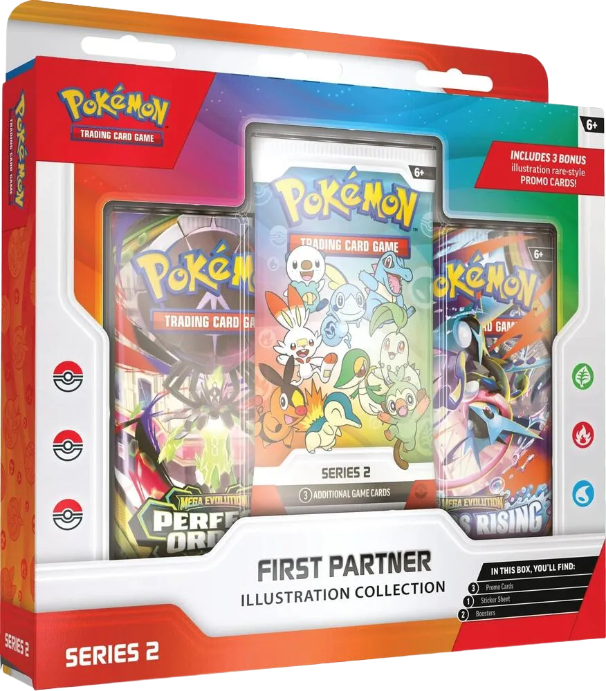 Illustration Collection Premiers Partenaires Série 2 — First Partner Collection 2026 — Pokemon