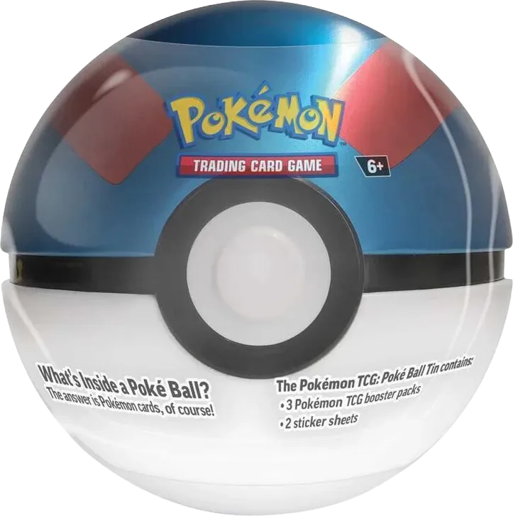 Pokemon - Poke Ball Tin - Great Ball (Q4 2025) — Miscellaneous Cards & Products — Pokemon
