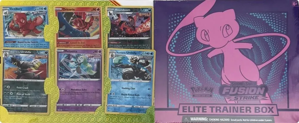 ETB Poing de Fusion + 6 cartes bonus (Sam's Club) — Miscellaneous Cards & Products — Pokemon