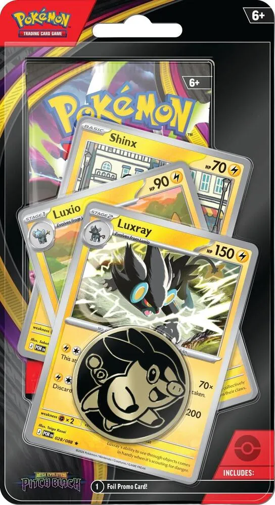 Pitch Black Premium Checklane Blister [Luxray Line] — ME05: Pitch Black — Pokémon