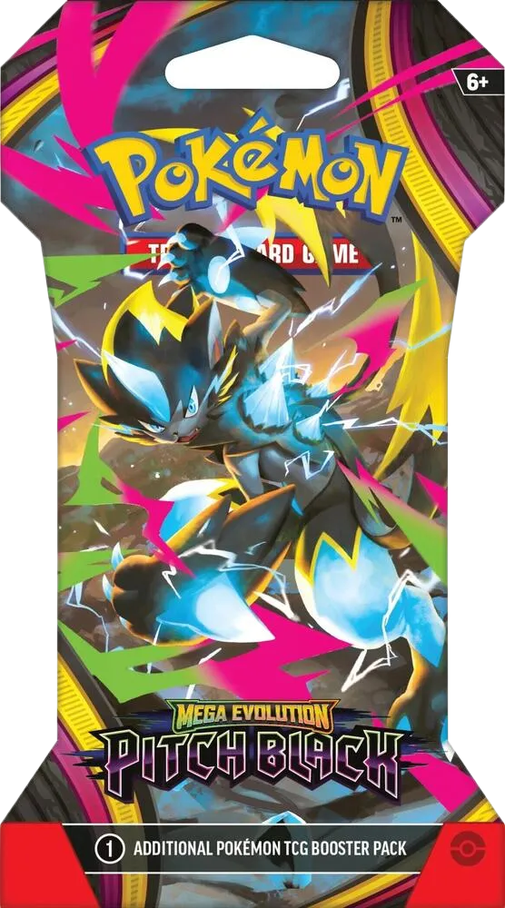 Pitch Black Sleeved Booster Pack — ME05: Pitch Black — Pokémon