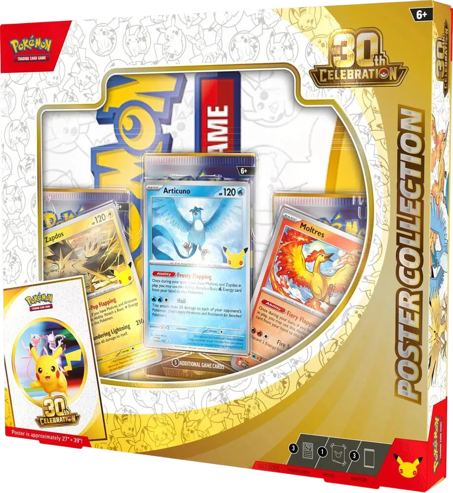 30th Celebration Poster Collection — ME: 30th Celebration — Pokemon