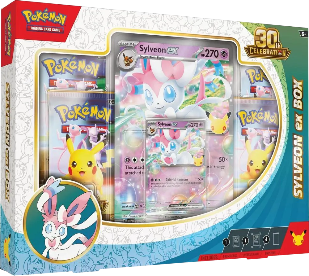 30th Celebration Sylveon ex Box — ME: 30th Celebration — Pokémon