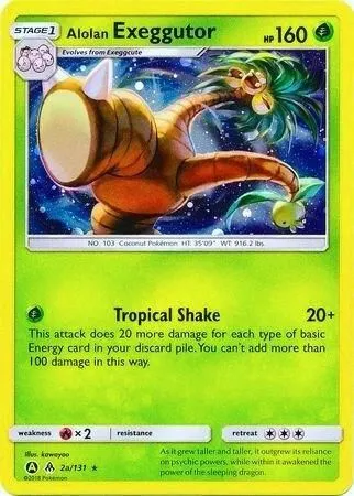 Alolan Exeggutor - 2a/131 — Alternate Art Promos — Pokemon