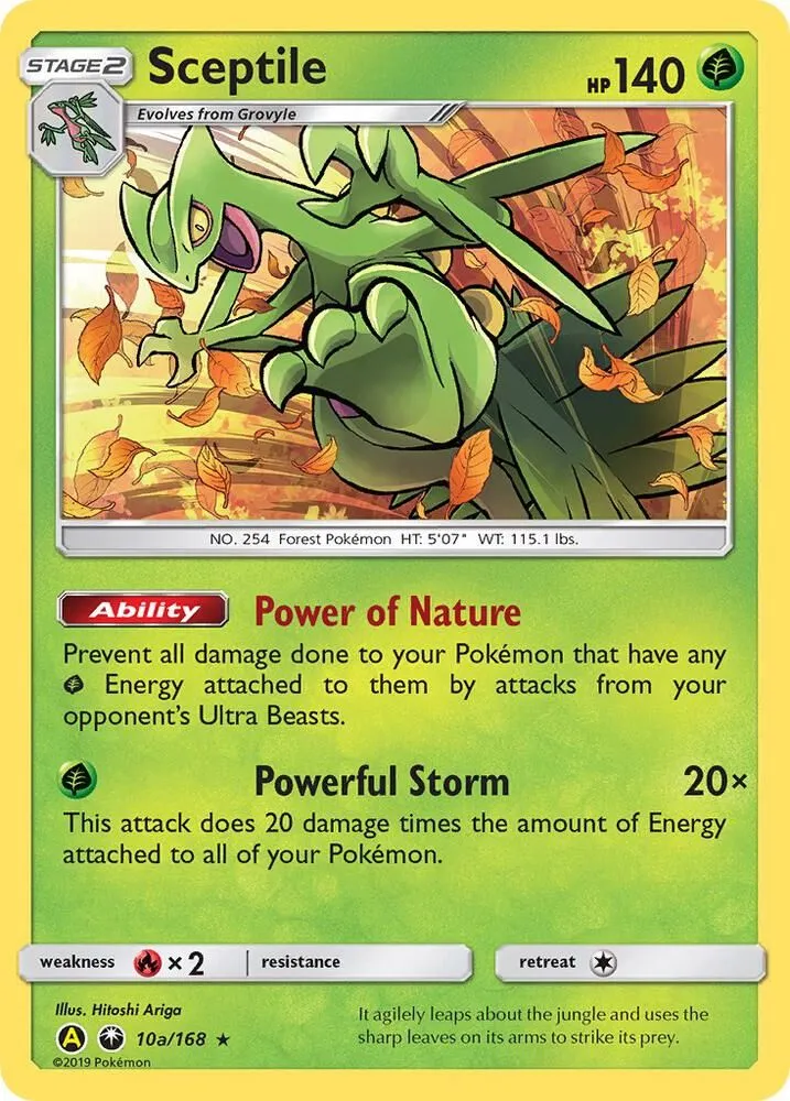Sceptile - 10a/168 — Alternate Art Promos — Pokémon