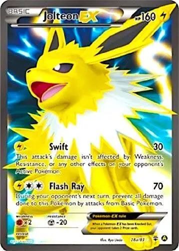 Jolteon EX - 28a/83 — Alternate Art Promos — Pokemon