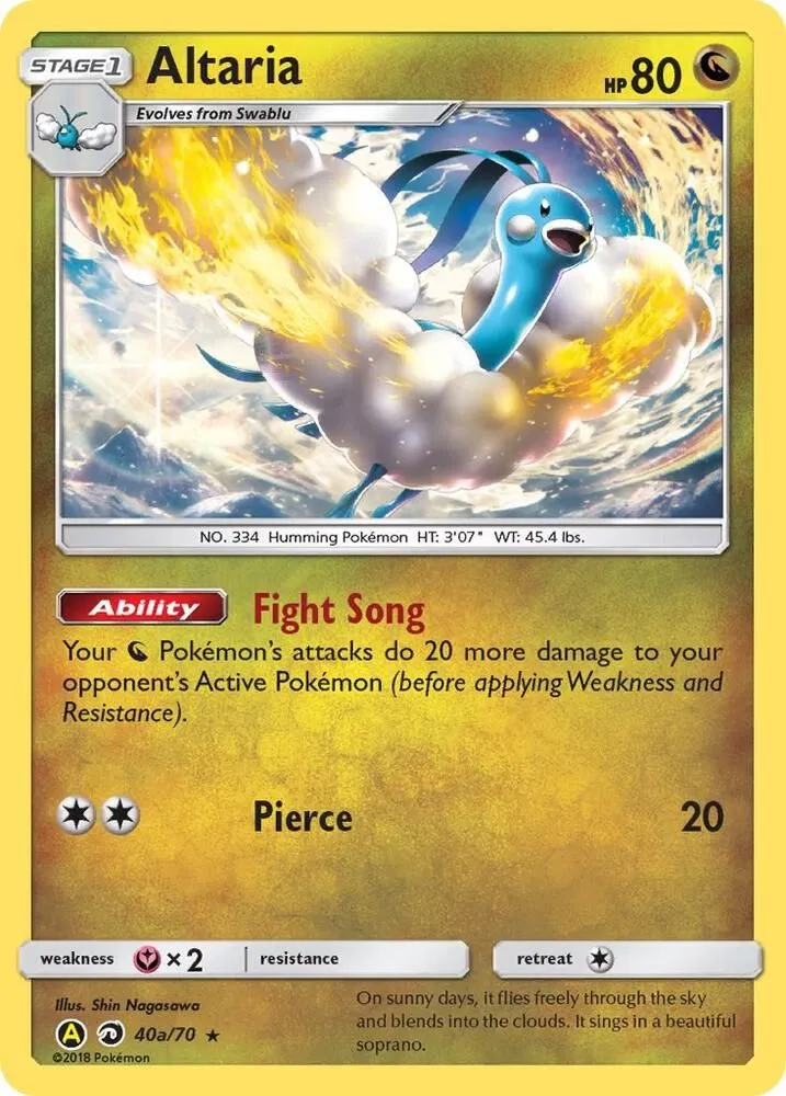 Altaria - 40a/70 — Alternate Art Promos — Pokemon